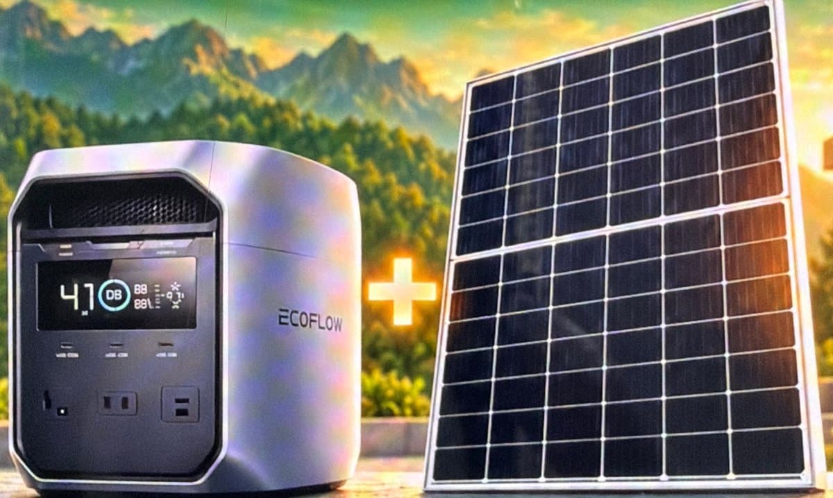 Combo EcoFlow Delta 3 + panel solar Boviet
